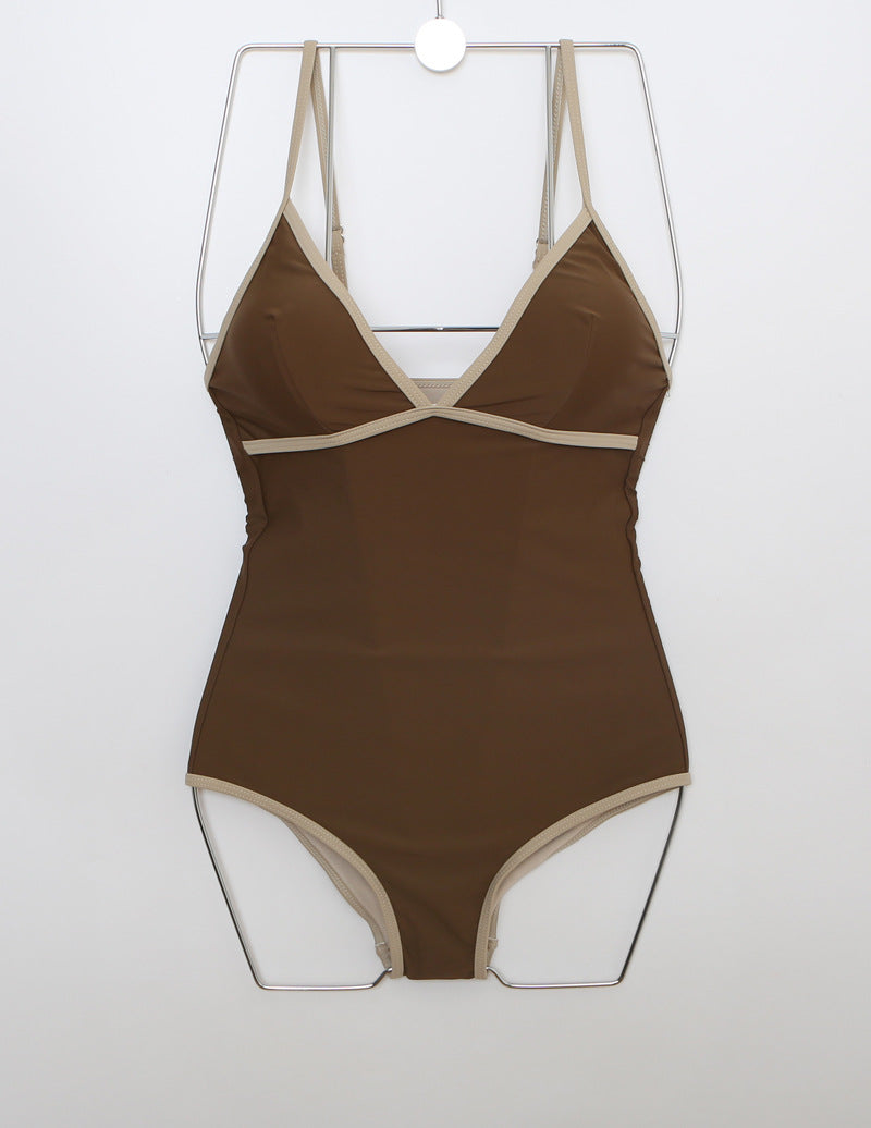 Chic Retro One-Piece Swimsuit