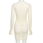 See-Through Dress With Long Sleeves