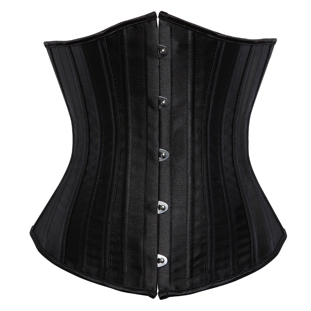 Elevated Corset Waist Belt Top In Spandex Polyester Blend For A Sleek Silhouette