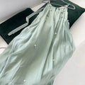 Women's Green Halter Dress