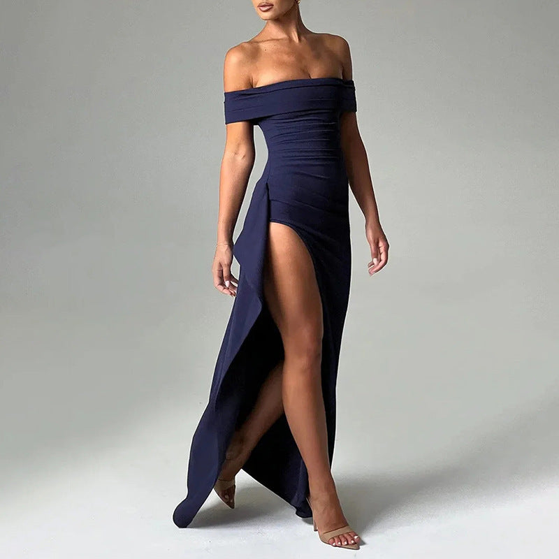 Women's Fashion Slim Sleeveless Split Dress