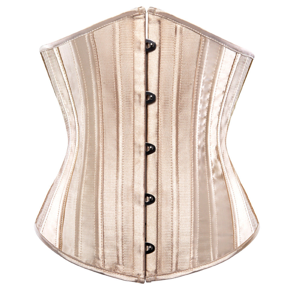 Elevated Corset Waist Belt Top In Spandex Polyester Blend For A Sleek Silhouette
