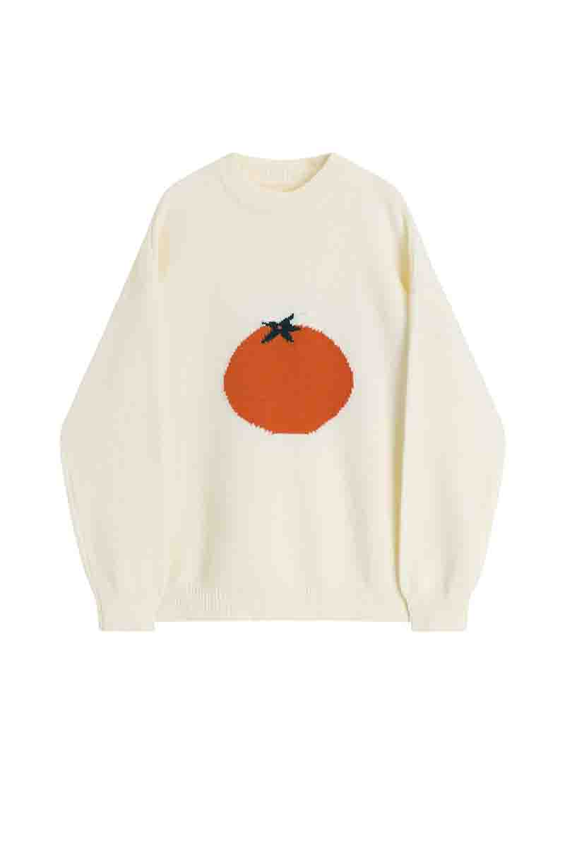 Graphic Fruit Fit Long Sleeve Top