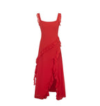 Asymmetric Skirt Dress