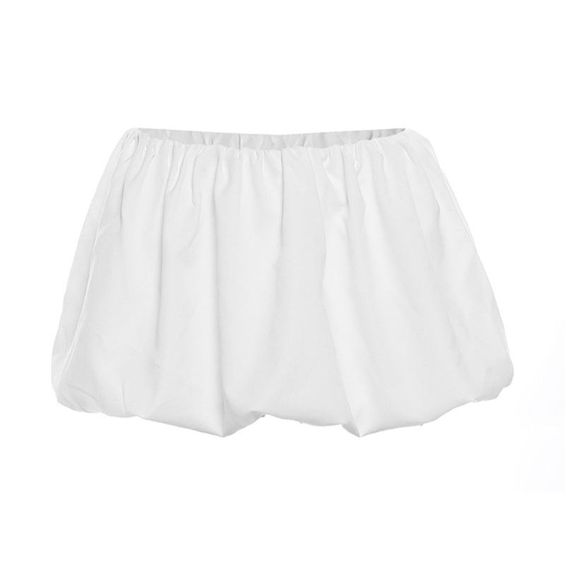 V Neck Zipper Top And Mini Skirt Set