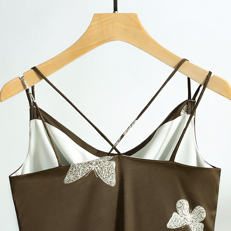 Floral Suspender Dress