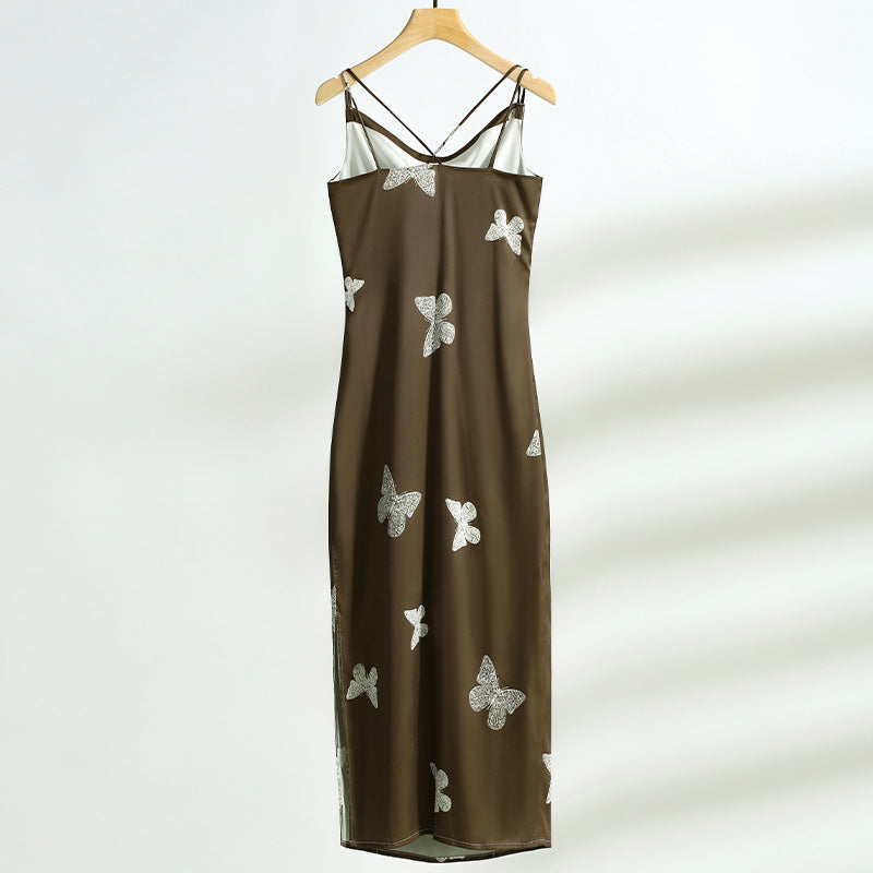 Floral Suspender Dress