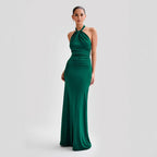 Bodycon Halter Sexy Backless Slim Fit Waist Maxi Dresses