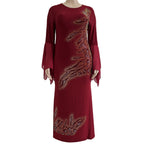 Red Novelty Design Tiger Spots Dress