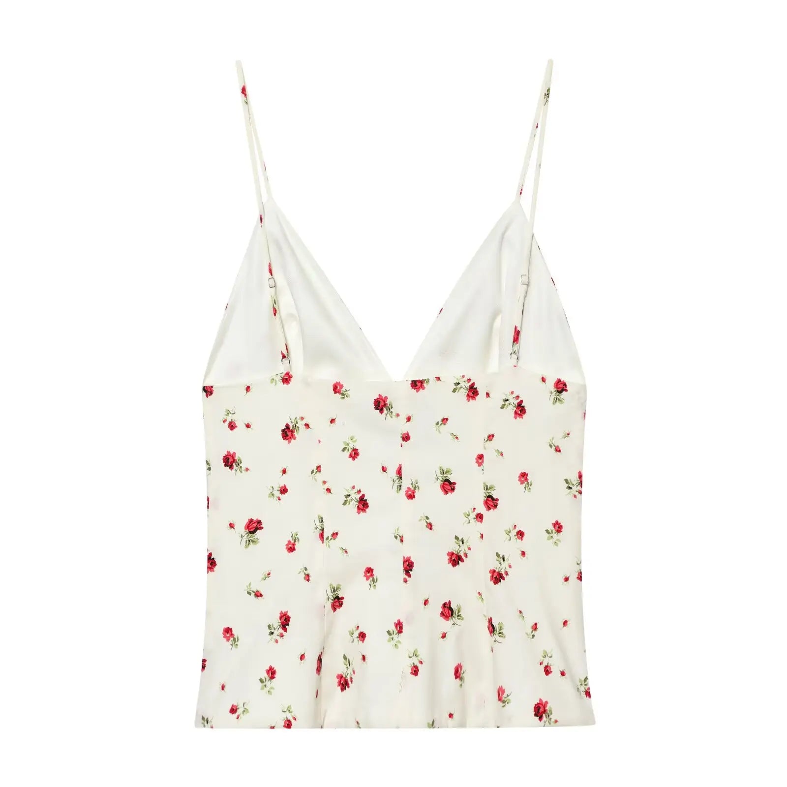 Pleated V Neck Camisole Top