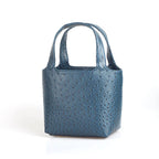 Ostrich-Pattern Bucket Bag Chic Leather Tote With Elevated Everyday Elegance