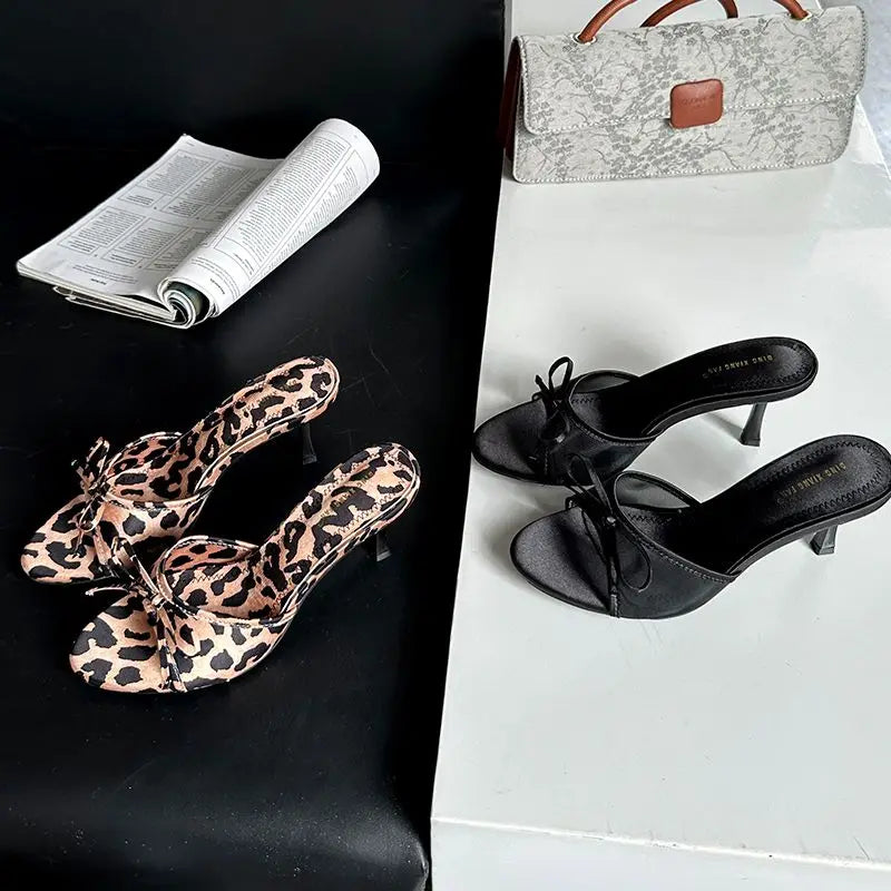 Low Sandals For Women Slip On Heels