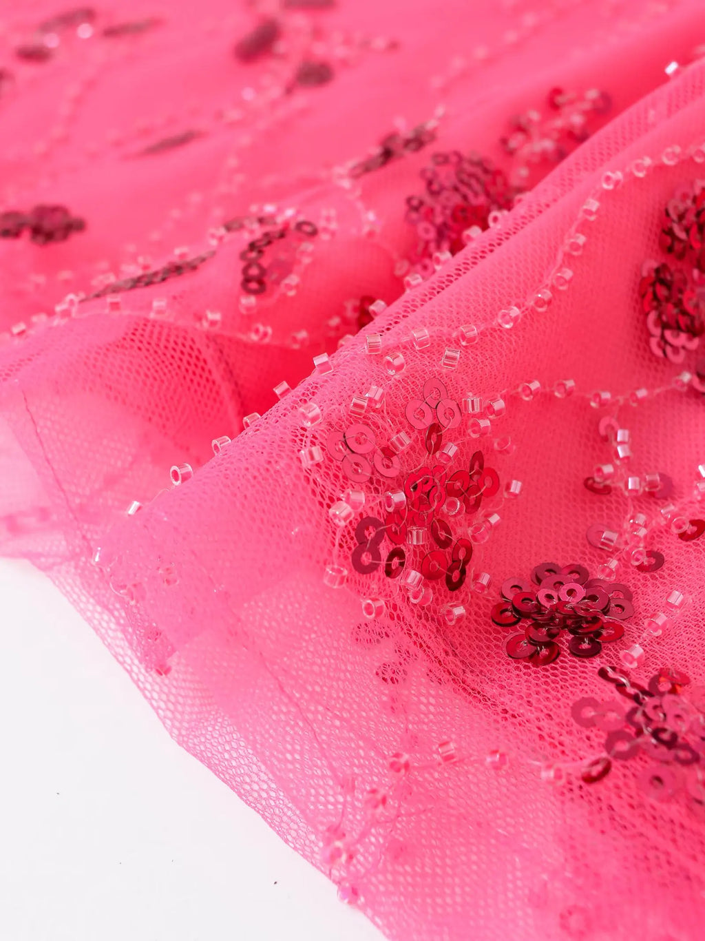 Shimmering Pearl Sequins Low Waist Skirt