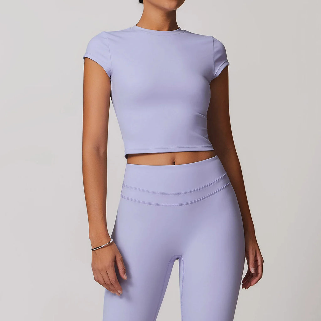 Breathable Crop Top For Women Lightweight Yoga And Workout Wear