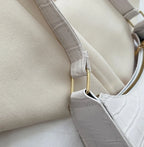 Alligator Pattern PU Leather Underarm Messenger Bag For Women