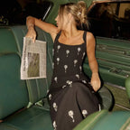 Backless Spaghetti Strap Diamond Bandage Dress