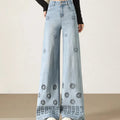 Printed Floral Denim Mood Slim Jeans