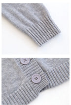 Cropped Knit Cardigan