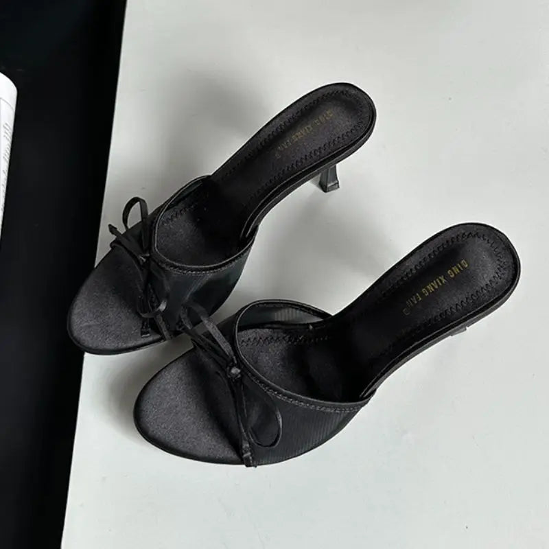 Low Sandals For Women Slip On Heels