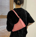 Alligator Pattern PU Leather Underarm Messenger Bag For Women