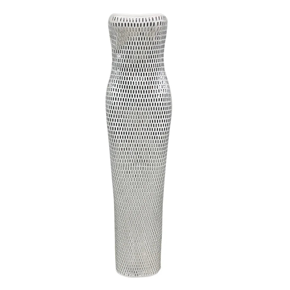 Diamond Beaded Strapless Maxi Dress