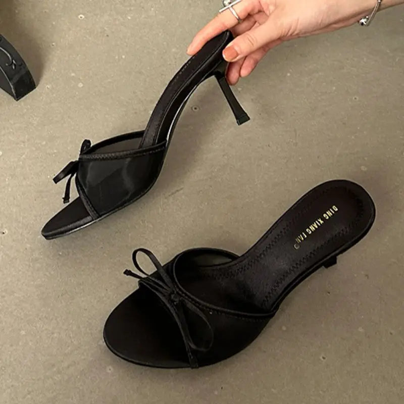 Low Sandals For Women Slip On Heels