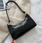 Alligator Pattern PU Leather Underarm Messenger Bag For Women