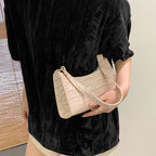 Alligator Pattern PU Leather Underarm Messenger Bag For Women