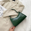 Alligator Pattern PU Leather Underarm Messenger Bag For Women
