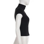 Elegant Flora Halter Crop Top