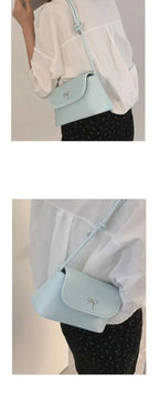 Sweet Harajuku Style Blue Baguette Bag Purse