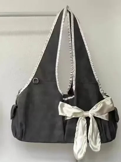 Vintage Fairy-core Bow Tote Bag