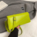 Emerald Green Flap Crossbody Bag For Women Small Shoulder Purse