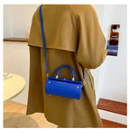 Elegant Womens Shoulder Crossbody With Pillow Accent Pu Leather Luxury Handbag