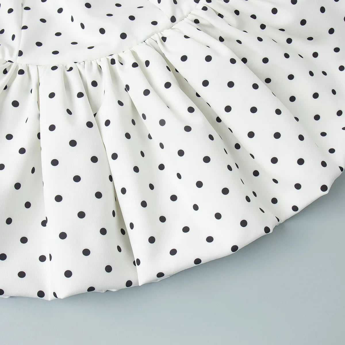 Dot Print Halter Top Set With Wide Leg Pants