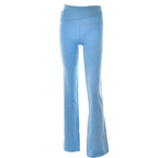 Ribbed Knit Two Piece Tracksuit Set With Hooded Crop Top And Elastic Zippered Pants