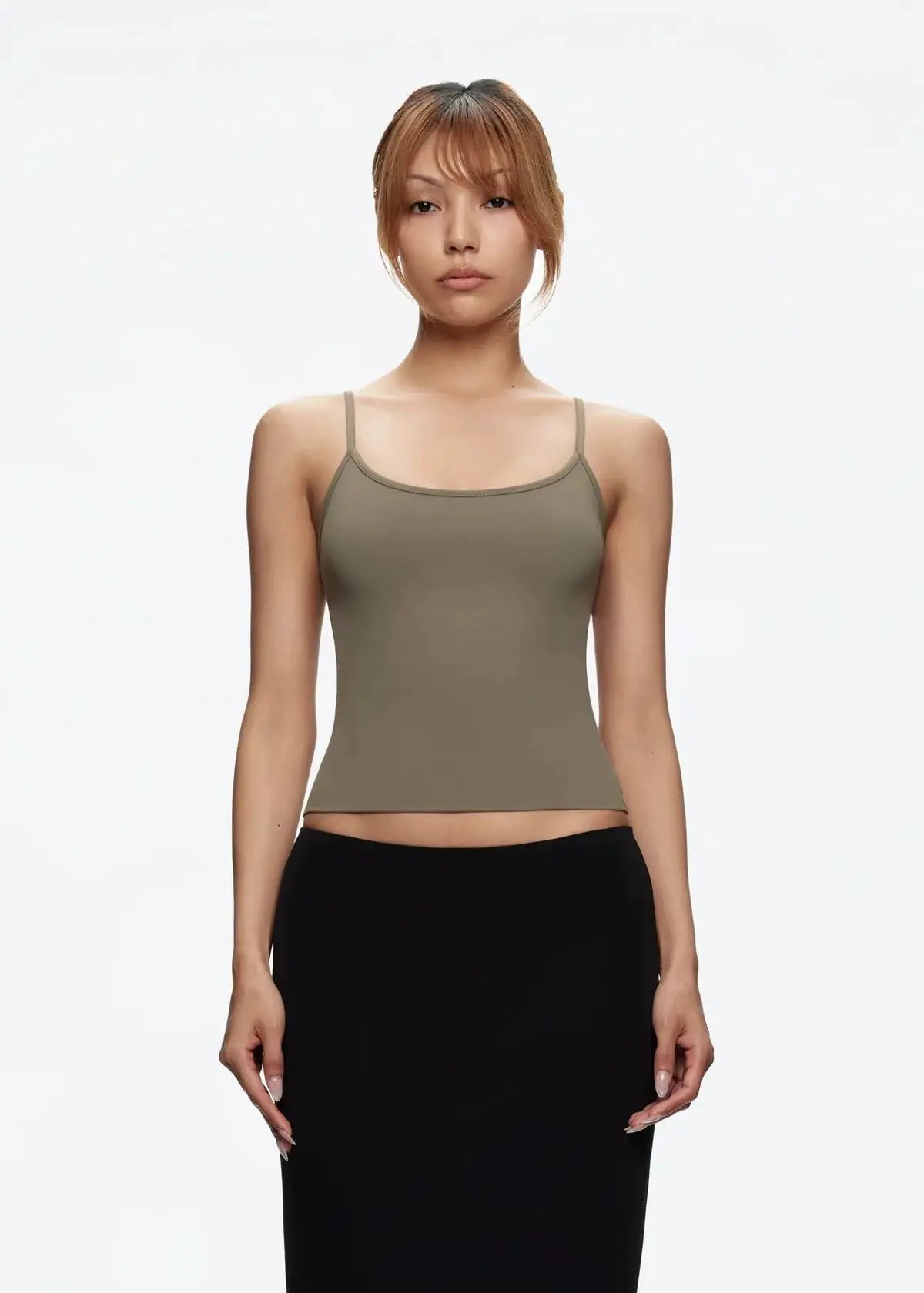 Lace Up Halter Tank And Suspender Long-sleeves Open Back Design For Chic Vibe
