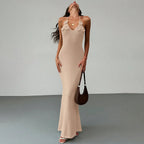 Women Knit Spaghetti Strap Sleeveless