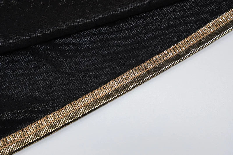 Sequin Backless Party Dress With Hanging Neck