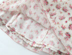 Floral Print Women Sexy Hollow Out Backless A-line Sling Mini Dress