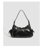 Urban Minimalist Women's Shoulder Bag in PU Leather With Zipper