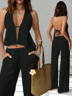 Halter Backless Sleeveless Outfit
