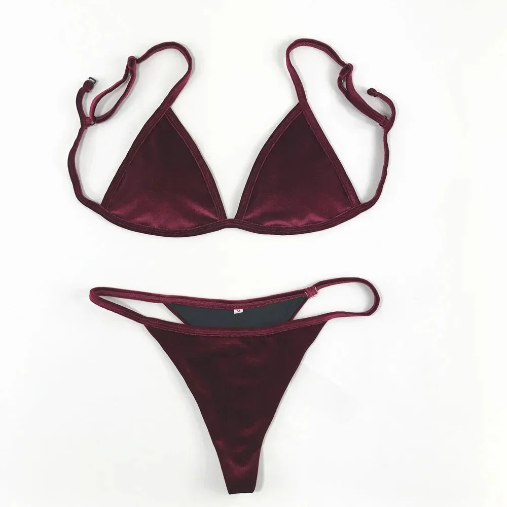 Sexy Backless Bikini Set