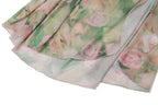 Elegant Floral Spaghetti Strap Maxi Dress With Backless High Split Ruched Silhouette