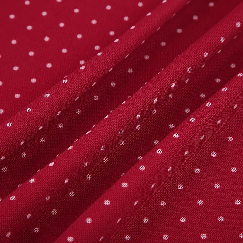 Polka Dot A Line Mini Dress With Ruched Strapless Backless Silhouette