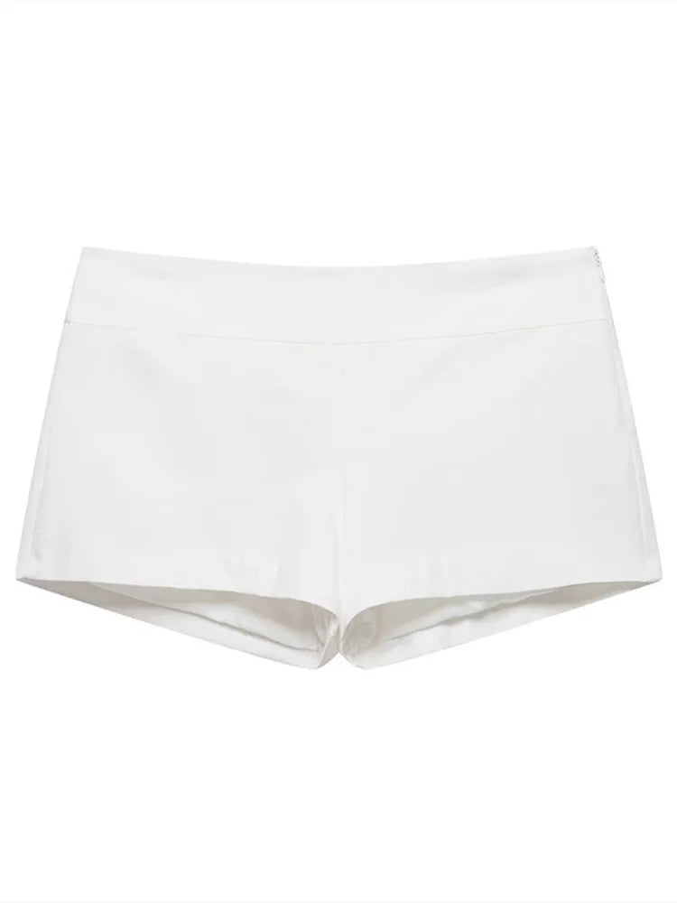 Halter Top And Shorts Set With Backless