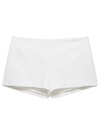 Halter Top And Shorts Set With Backless