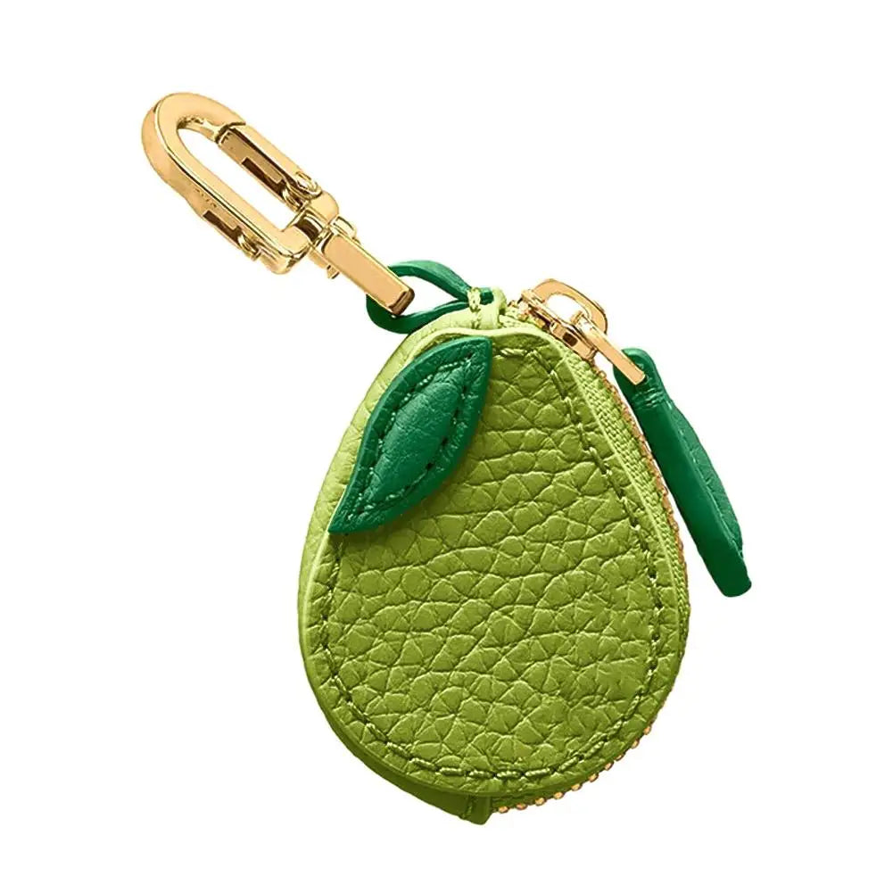 Fruit Shape Design Coin Purse In Mini Wallet With Cute Key Chain