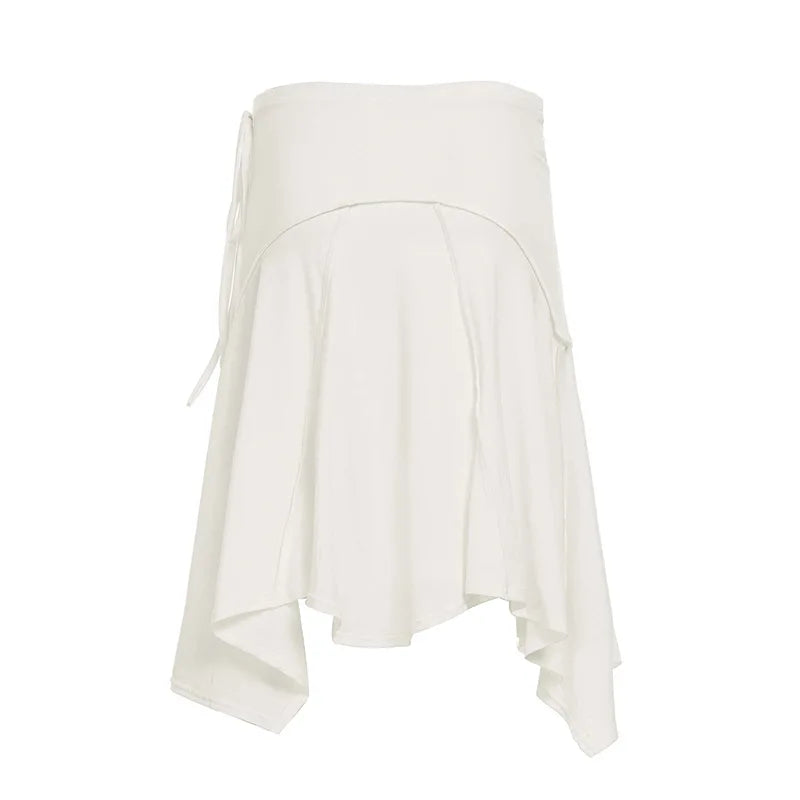 Mood Knit Midi Skirt With Irregular Hem