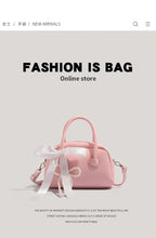 Bowknot PU Leather Crossbody Bag For Women Harajuku Style